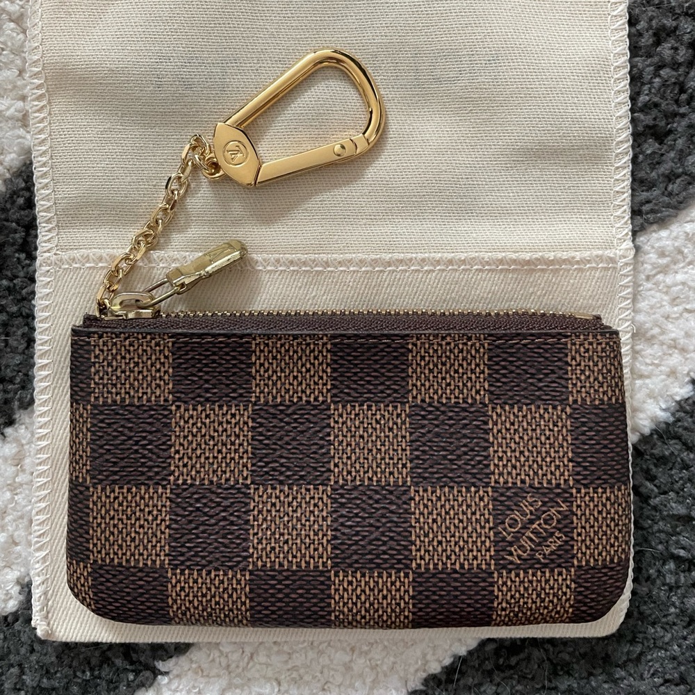 EUC Louis Vuitton Damien Ebene Key Pouch / Wallet